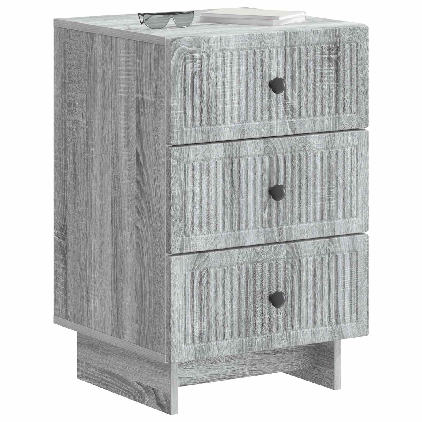 Nachttisch Graues Sonoma 43 x 41 x 66,5 cm Holzwerkstoff