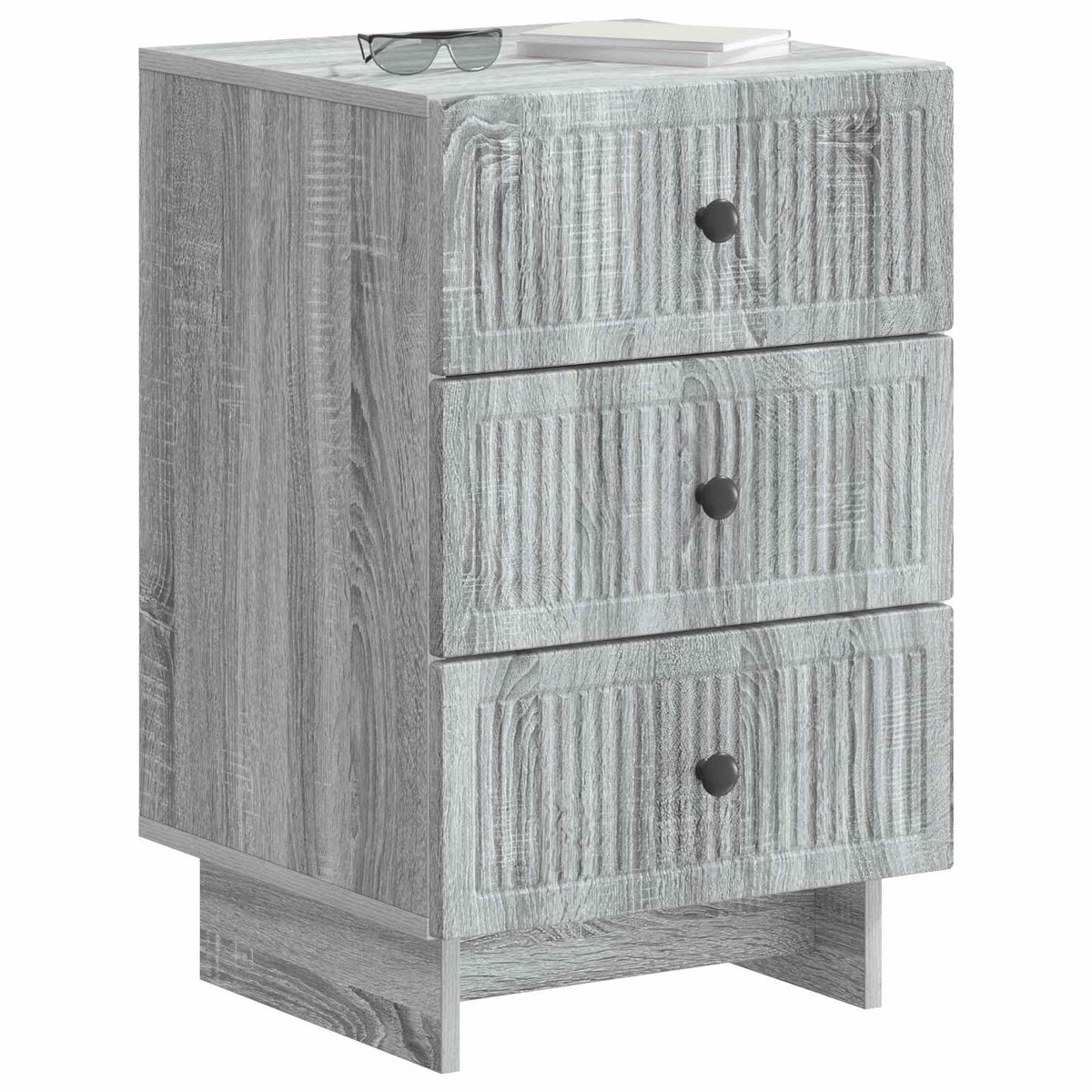 Nachttisch Graues Sonoma 43 x 41 x 66,5 cm Holzwerkstoff