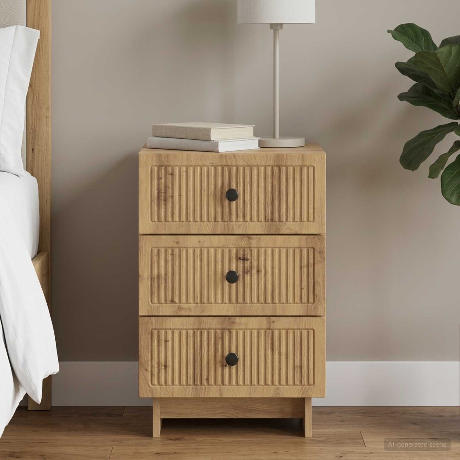 Nachttisch Artisan-Eiche 43 x 41 x 66,5 cm Holzwerkstoff