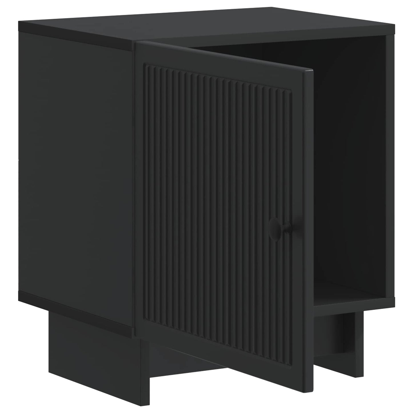 Nachttisch 2 stk. Schwarz 43 x 34,5 x 50 cm Holzwerkstoff