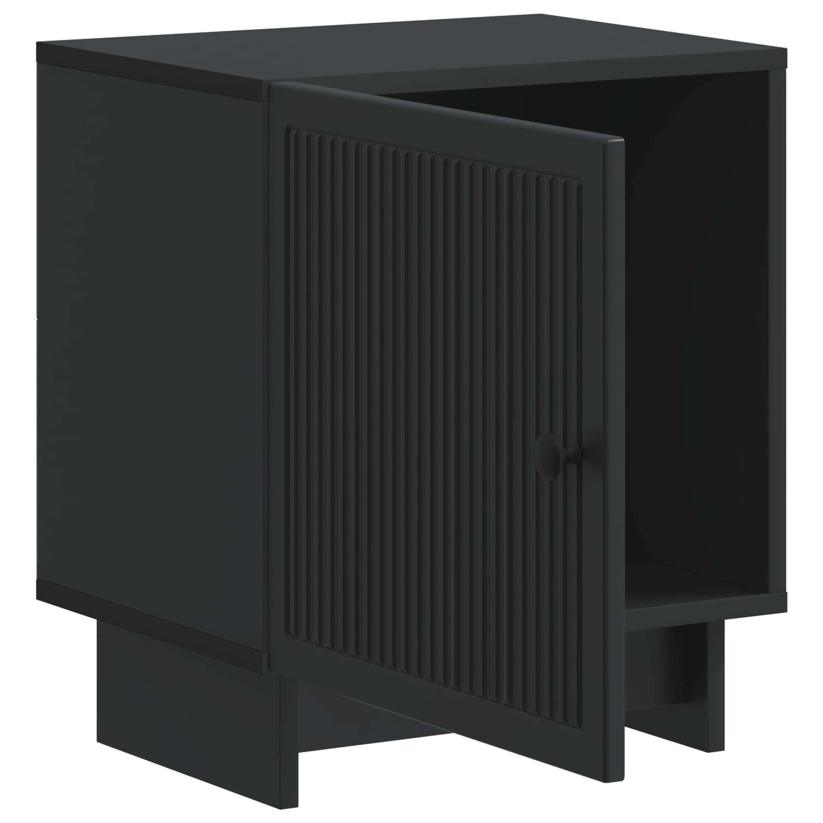 Nachttisch 2 stk. Schwarz 43 x 34,5 x 50 cm Holzwerkstoff