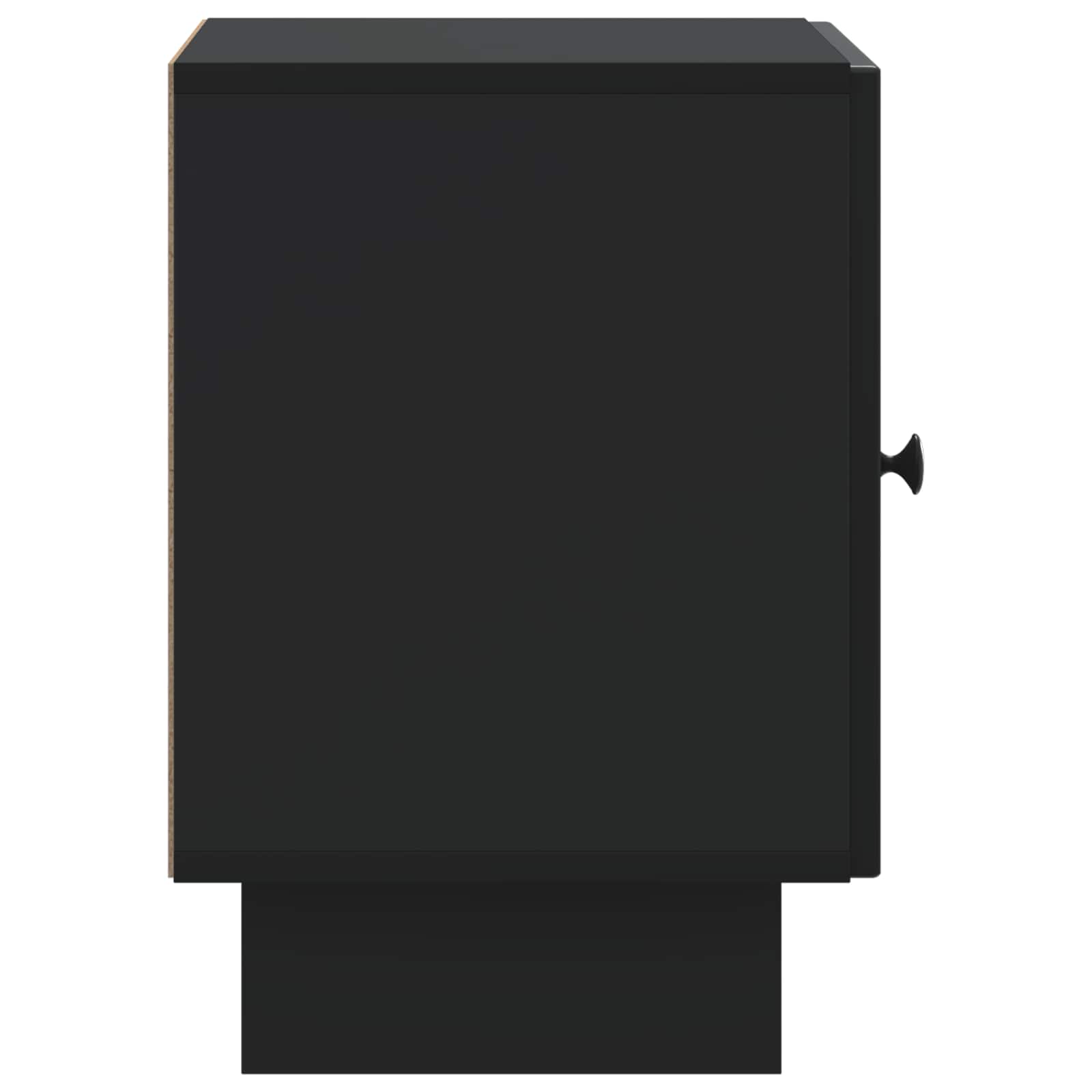 Nachttisch 2 stk. Schwarz 43 x 34,5 x 50 cm Holzwerkstoff