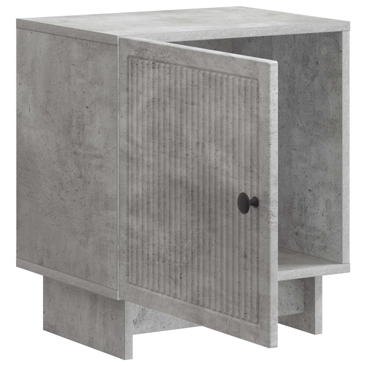 Nachttisch Betongrau 43 x 34,5 x 50 cm Holzwerkstoff