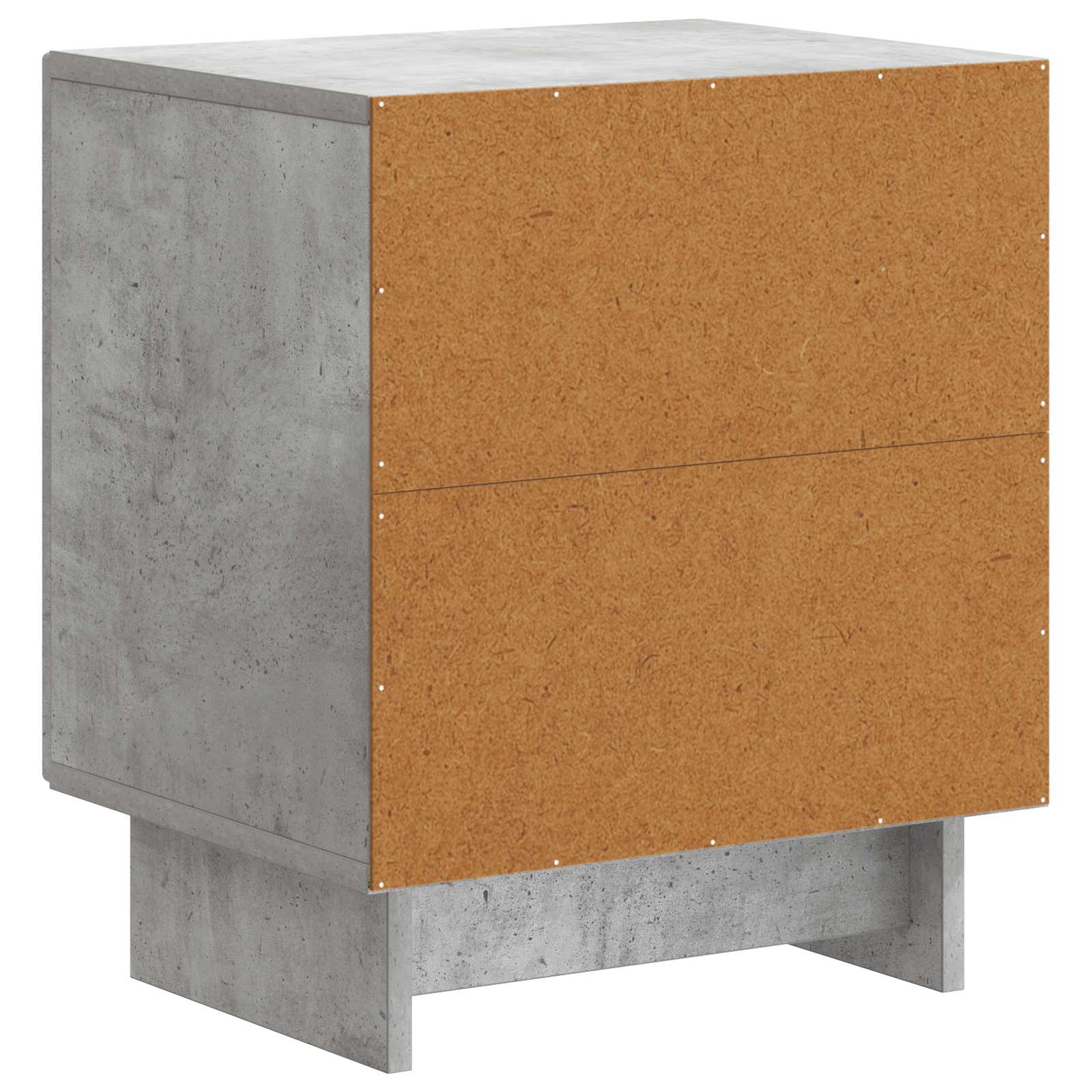 Nachttisch Betongrau 43 x 34,5 x 50 cm Holzwerkstoff