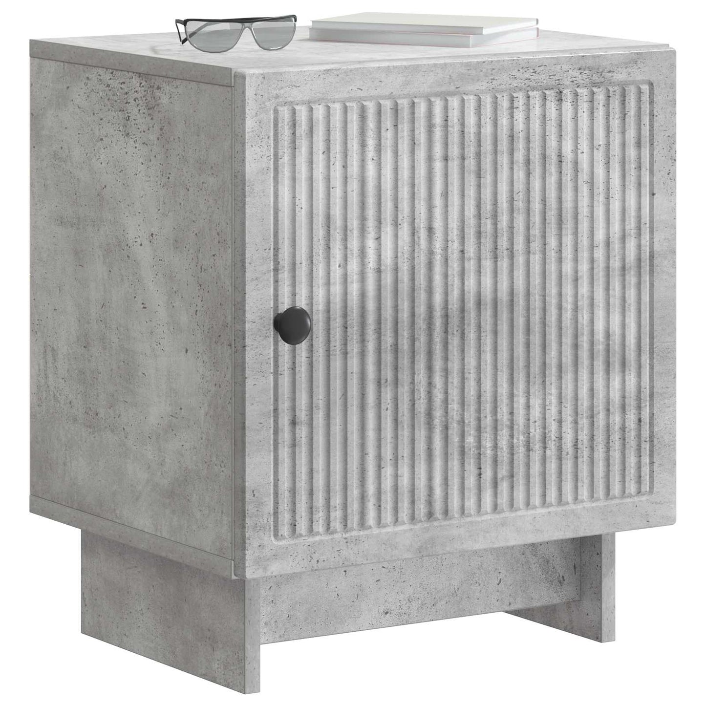 Nachttisch Betongrau 43 x 34,5 x 50 cm Holzwerkstoff