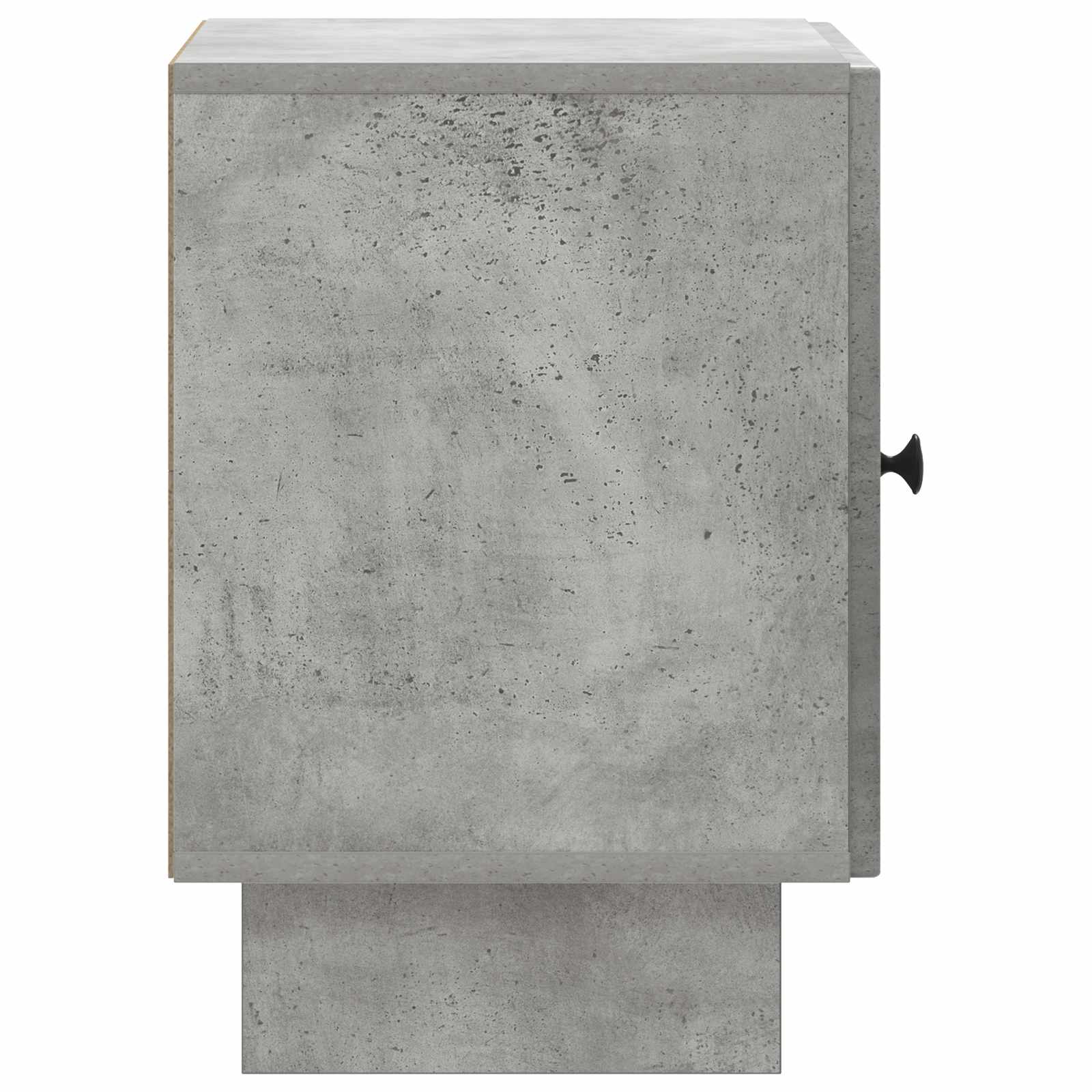 Nachttisch 2 stk. Betongrau 43 x 34,5 x 50 cm Holzwerkstoff