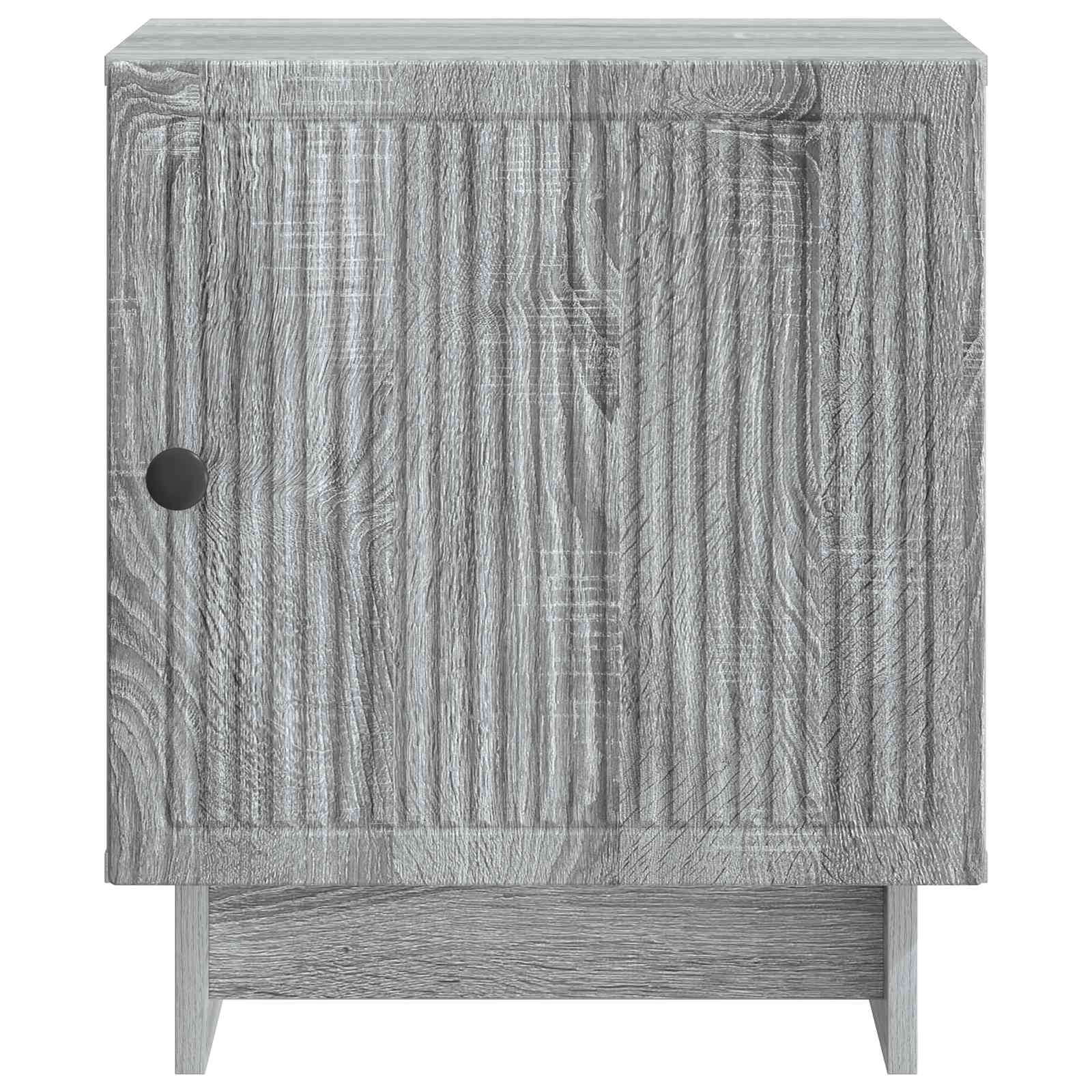 Nachttisch Graues Sonoma 43 x 34,5 x 50 cm Holzwerkstoff