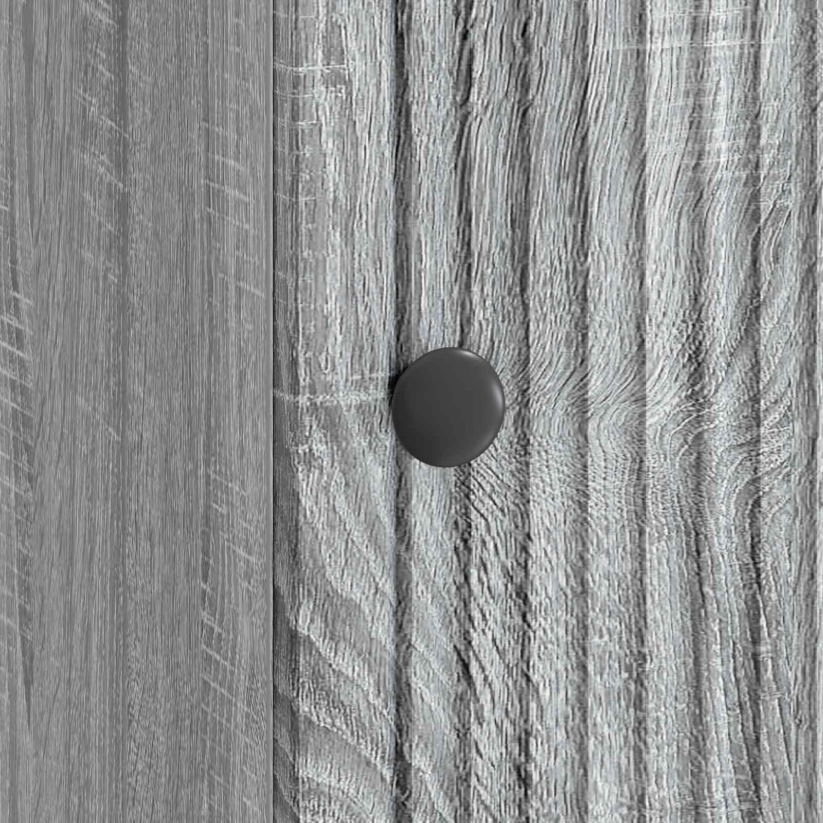 Nachttisch 2 stk. Graues Sonoma 43 x 34,5 x 50 cm Holzwerkstoff