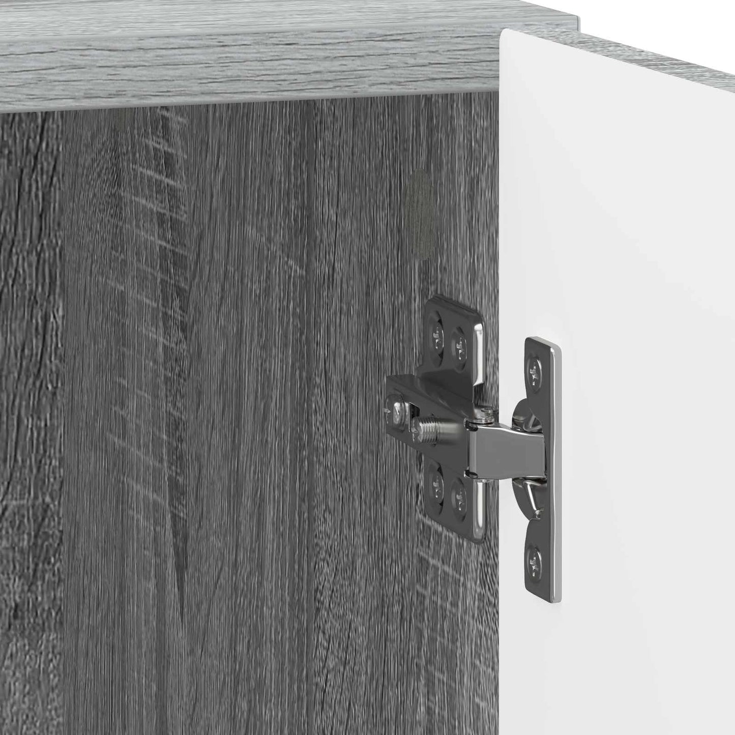 Nachttisch 2 stk. Graues Sonoma 43 x 34,5 x 50 cm Holzwerkstoff