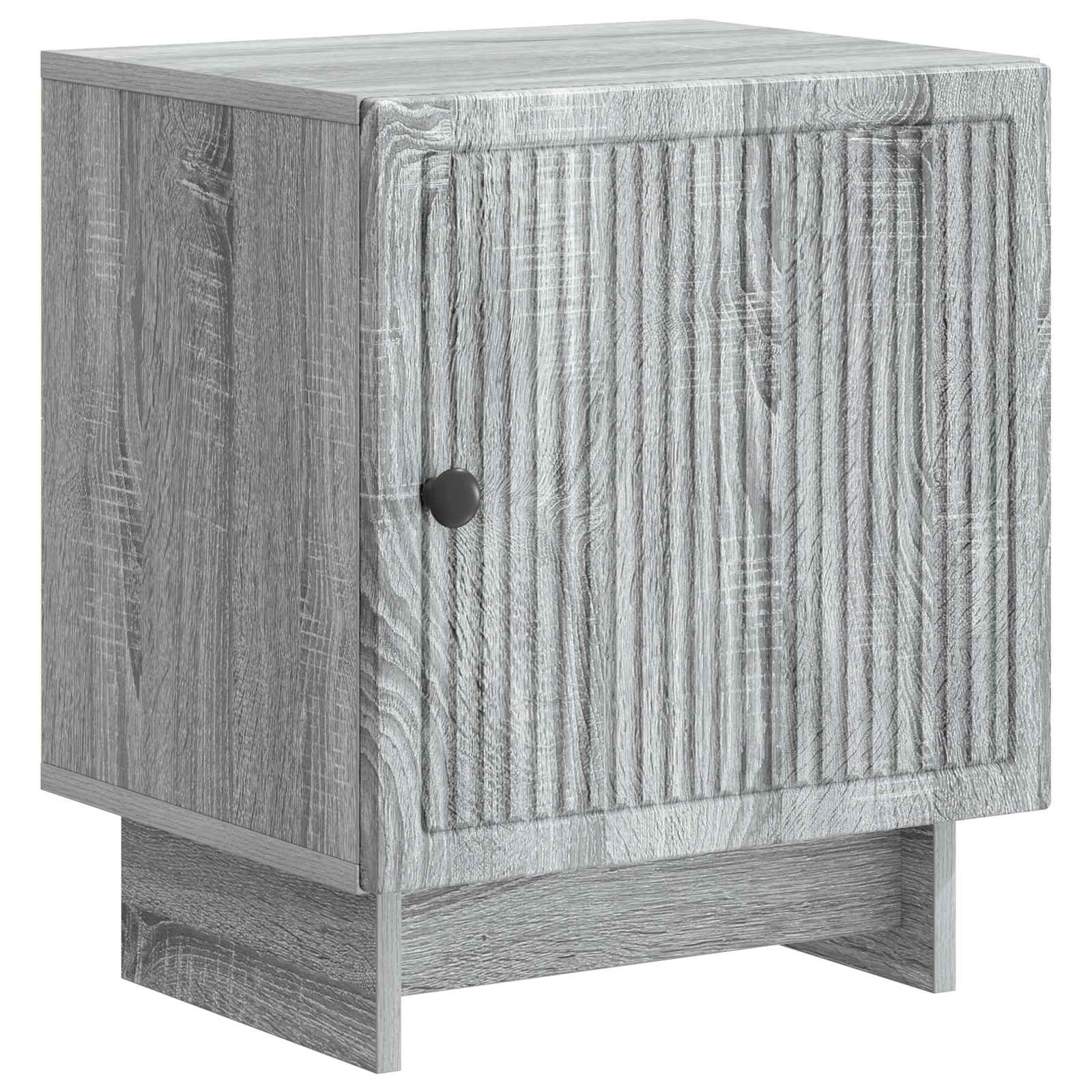 Nachttisch 2 stk. Graues Sonoma 43 x 34,5 x 50 cm Holzwerkstoff
