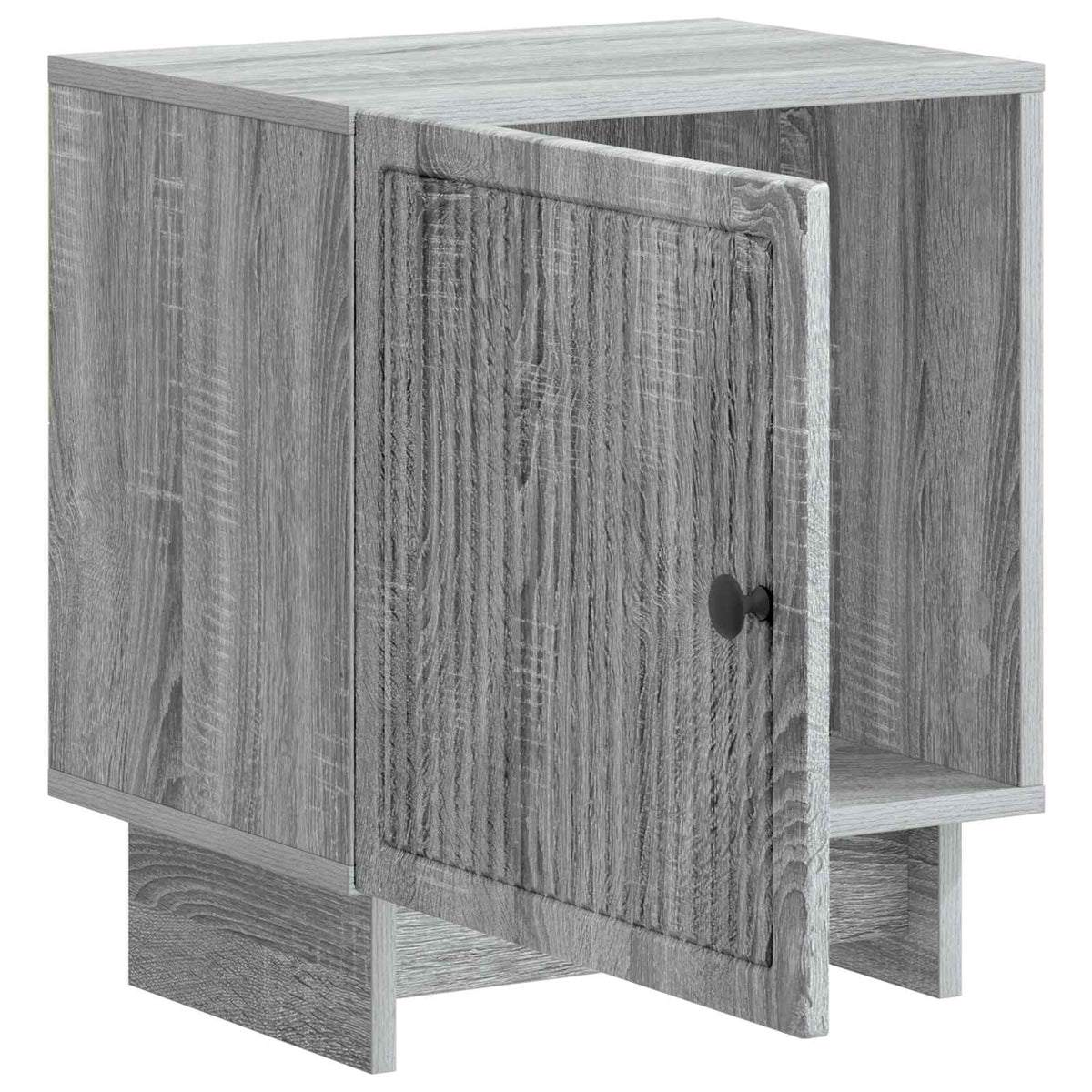 Nachttisch 2 stk. Graues Sonoma 43 x 34,5 x 50 cm Holzwerkstoff
