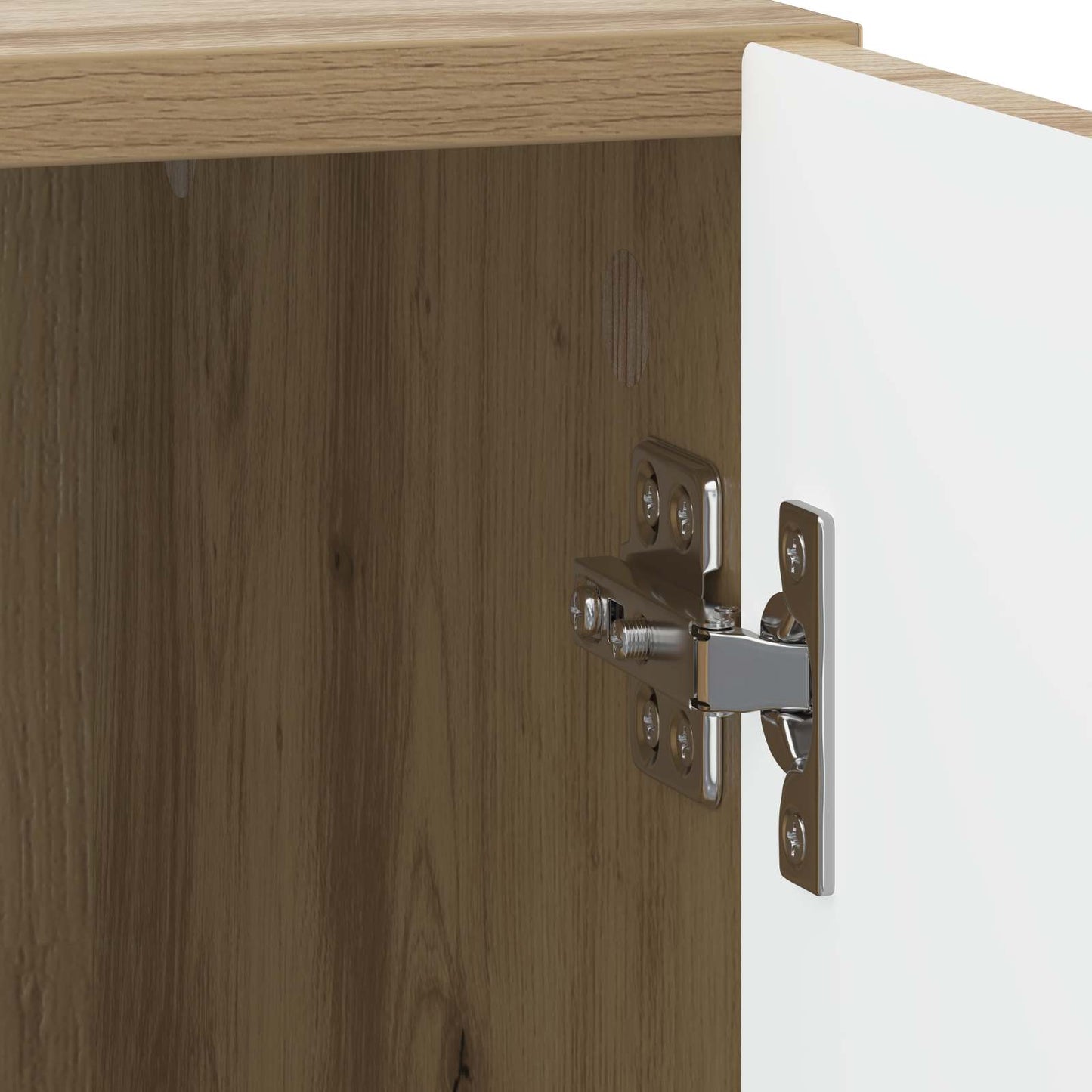 Nachttisch 2 stk. Artisan-Eiche 43 x 34,5 x 50 cm Holzwerkstoff