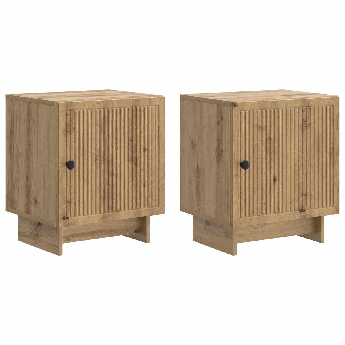 Nachttisch 2 stk. Artisan-Eiche 43 x 34,5 x 50 cm Holzwerkstoff