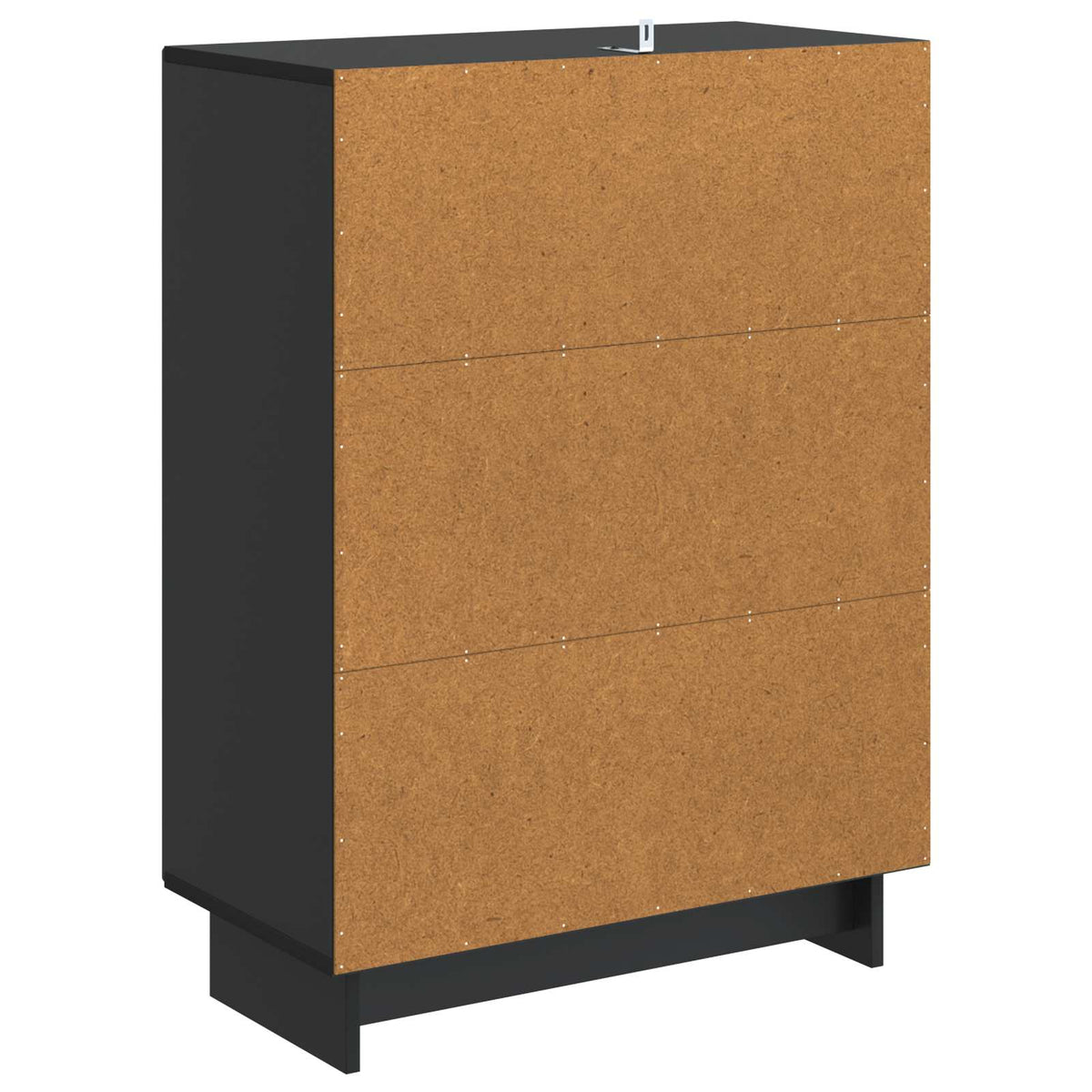 Sideboard Schwarz 66 x 34,5 x 90 cm Holzwerkstoff