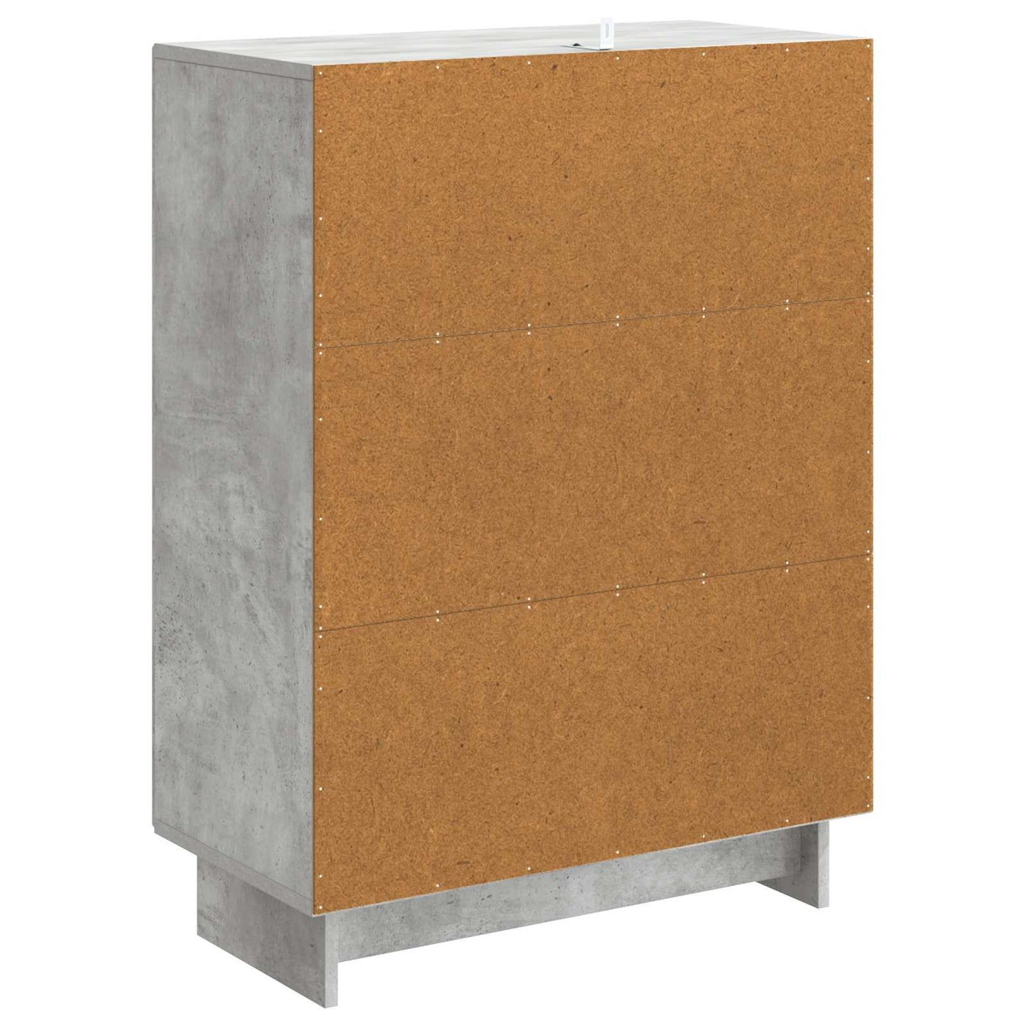 Sideboard Betongrau 66 x 34,5 x 90 cm Holzwerkstoff