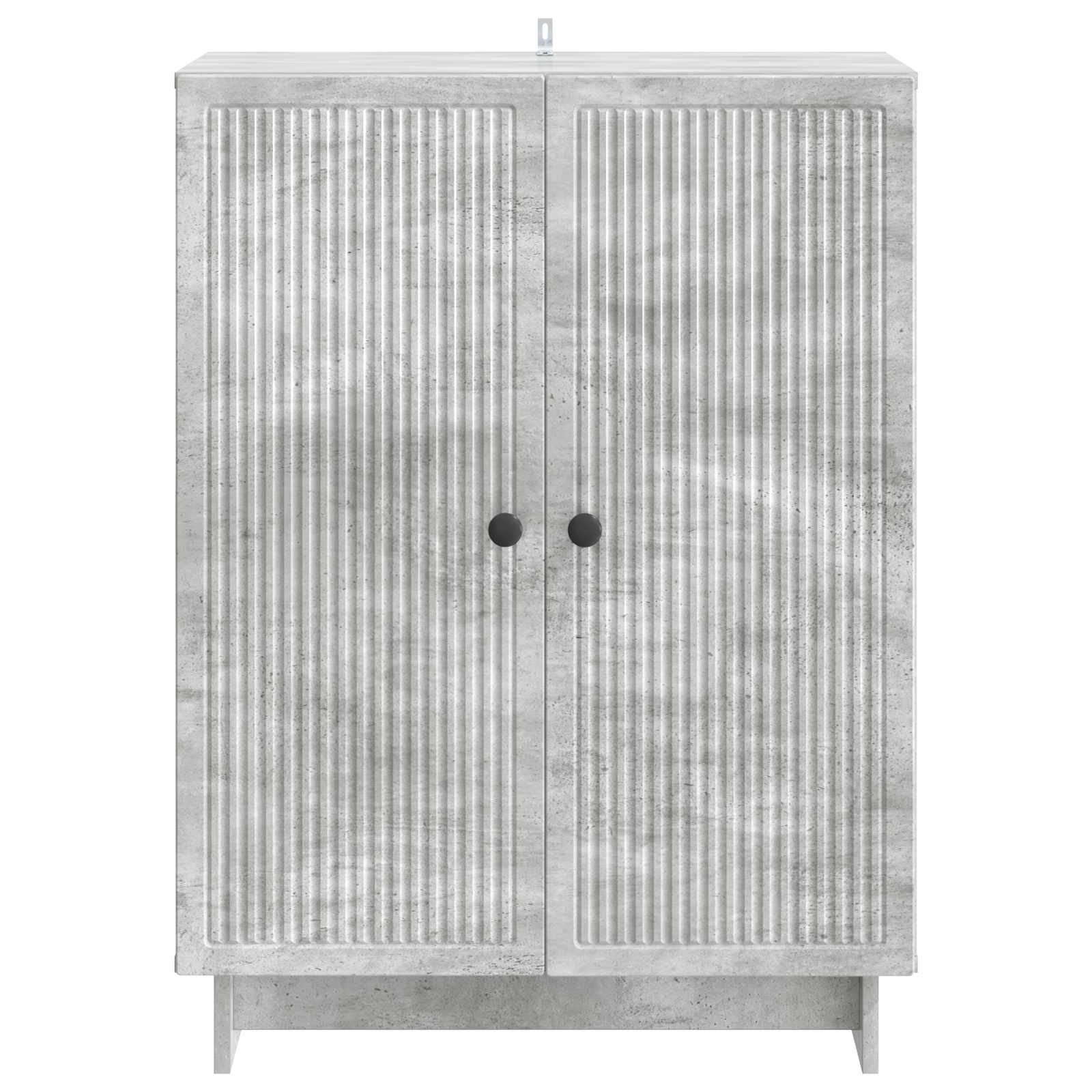 Sideboard Betongrau 66 x 34,5 x 90 cm Holzwerkstoff