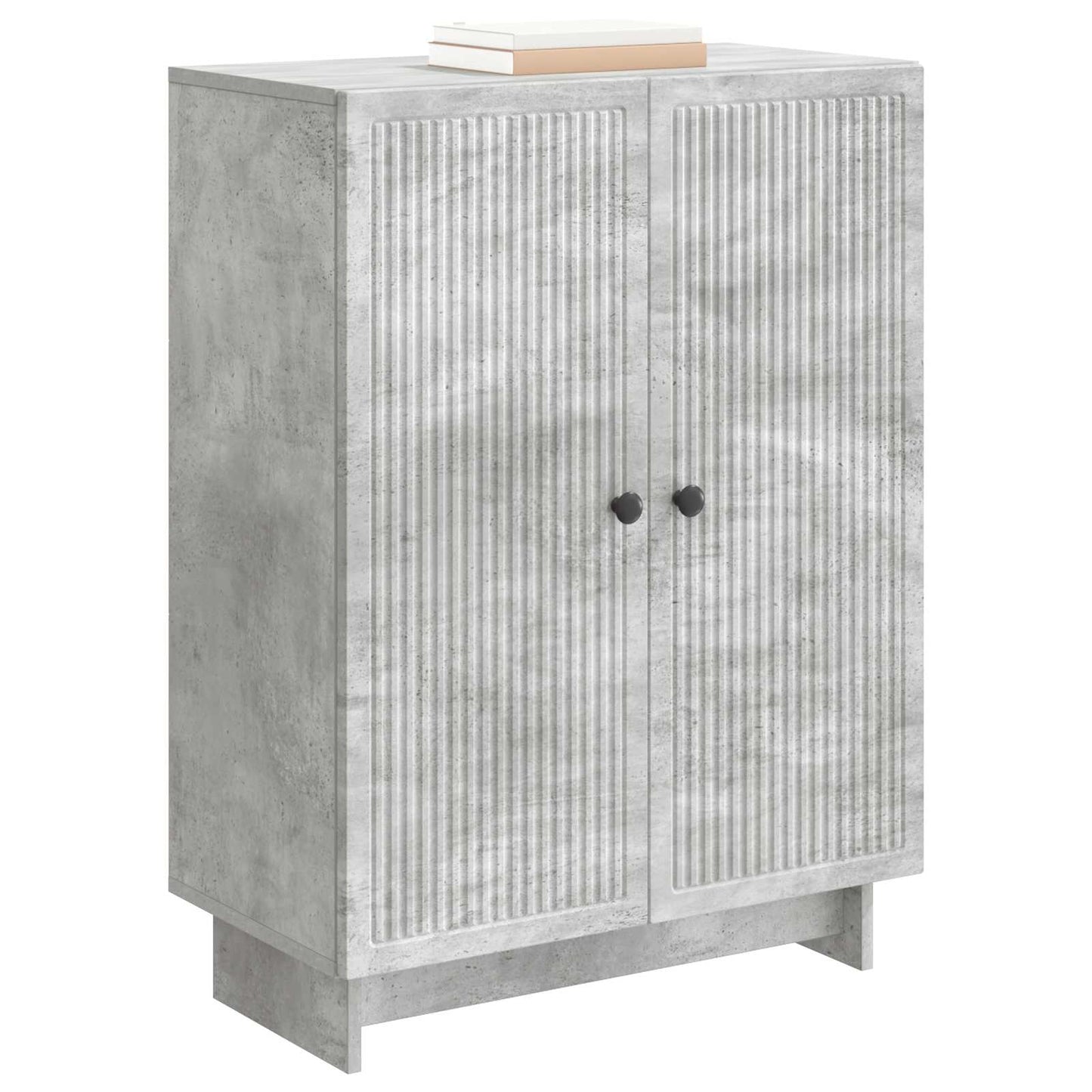 Sideboard Betongrau 66 x 34,5 x 90 cm Holzwerkstoff