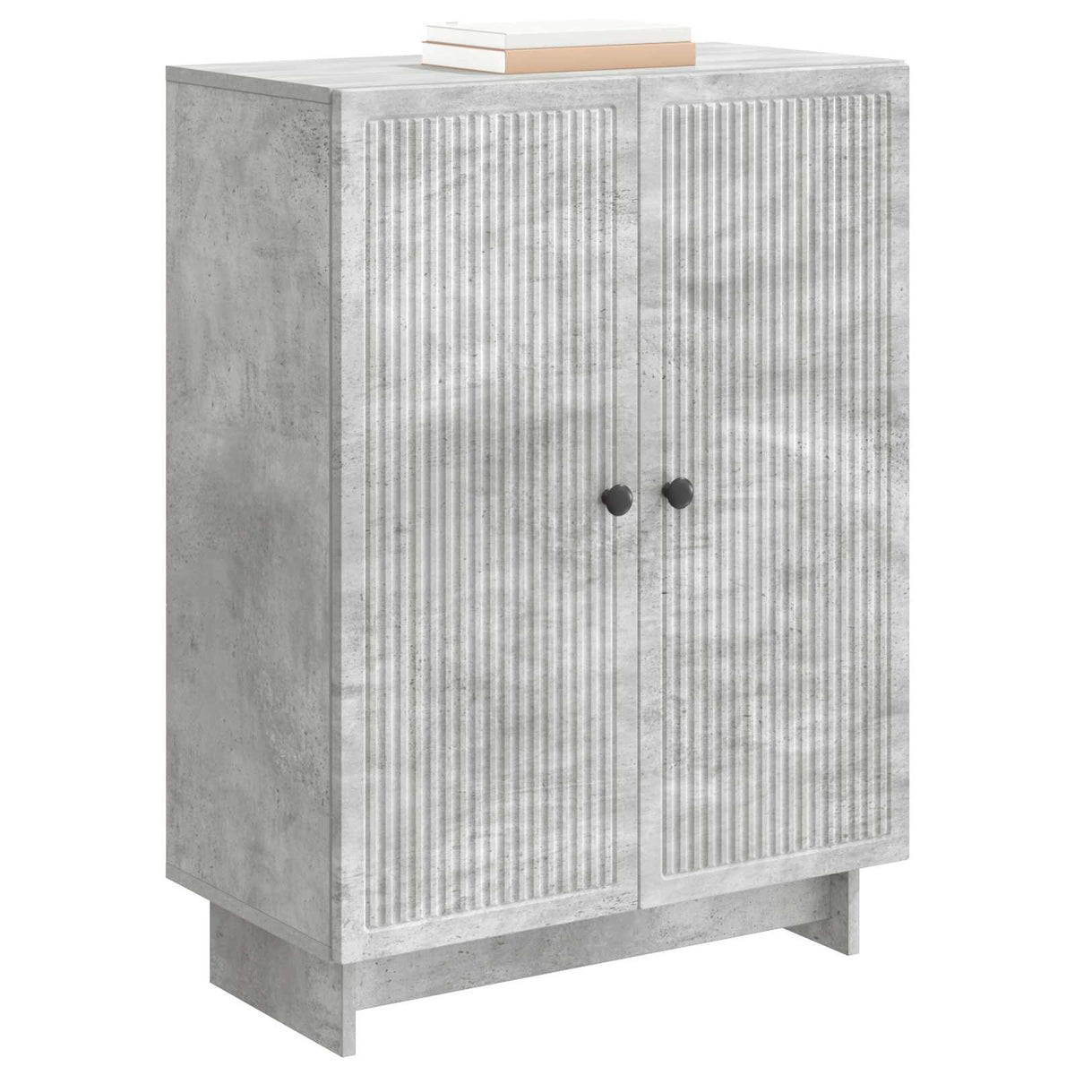 Sideboard Betongrau 66 x 34,5 x 90 cm Holzwerkstoff