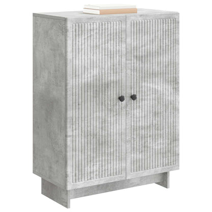 Sideboard Betongrau 66 x 34,5 x 90 cm Holzwerkstoff