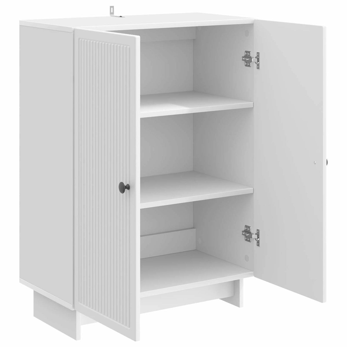 Sideboard Hochglanz Weiß 66 x 34,5 x 90 cm Holzwerkstoff