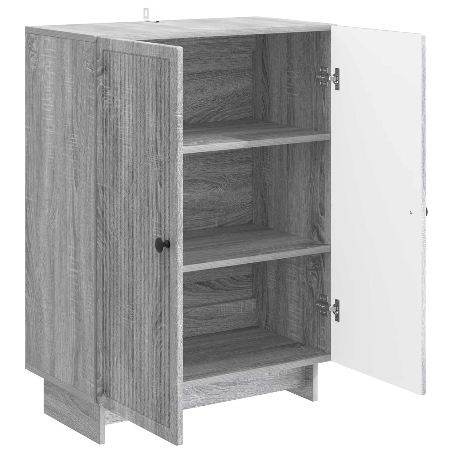 Sideboard Sonoma-Grau 66 x 34,5 x 90 cm Holzwerkstoff