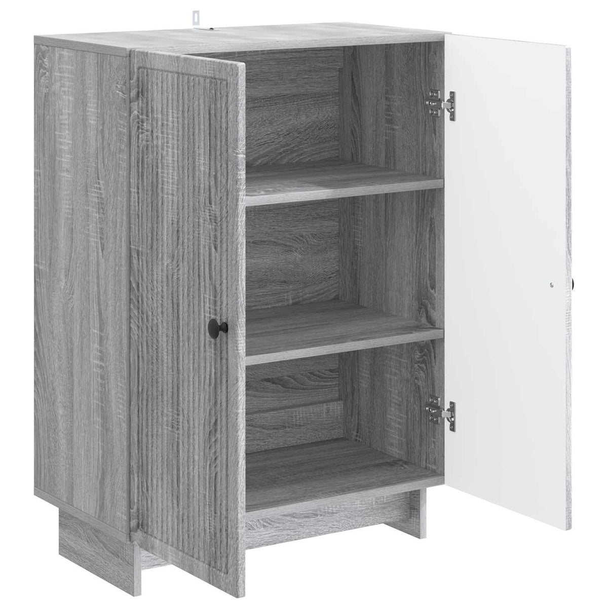 Sideboard Sonoma-Grau 66 x 34,5 x 90 cm Holzwerkstoff