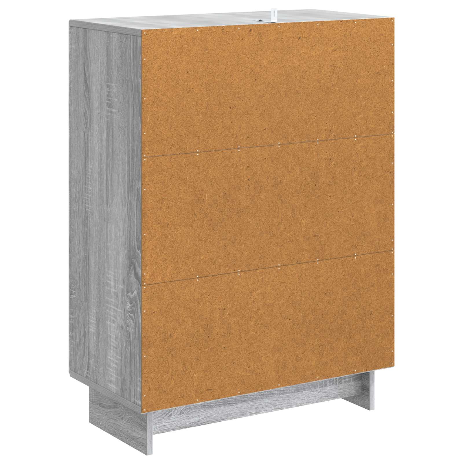 Sideboard Sonoma-Grau 66 x 34,5 x 90 cm Holzwerkstoff