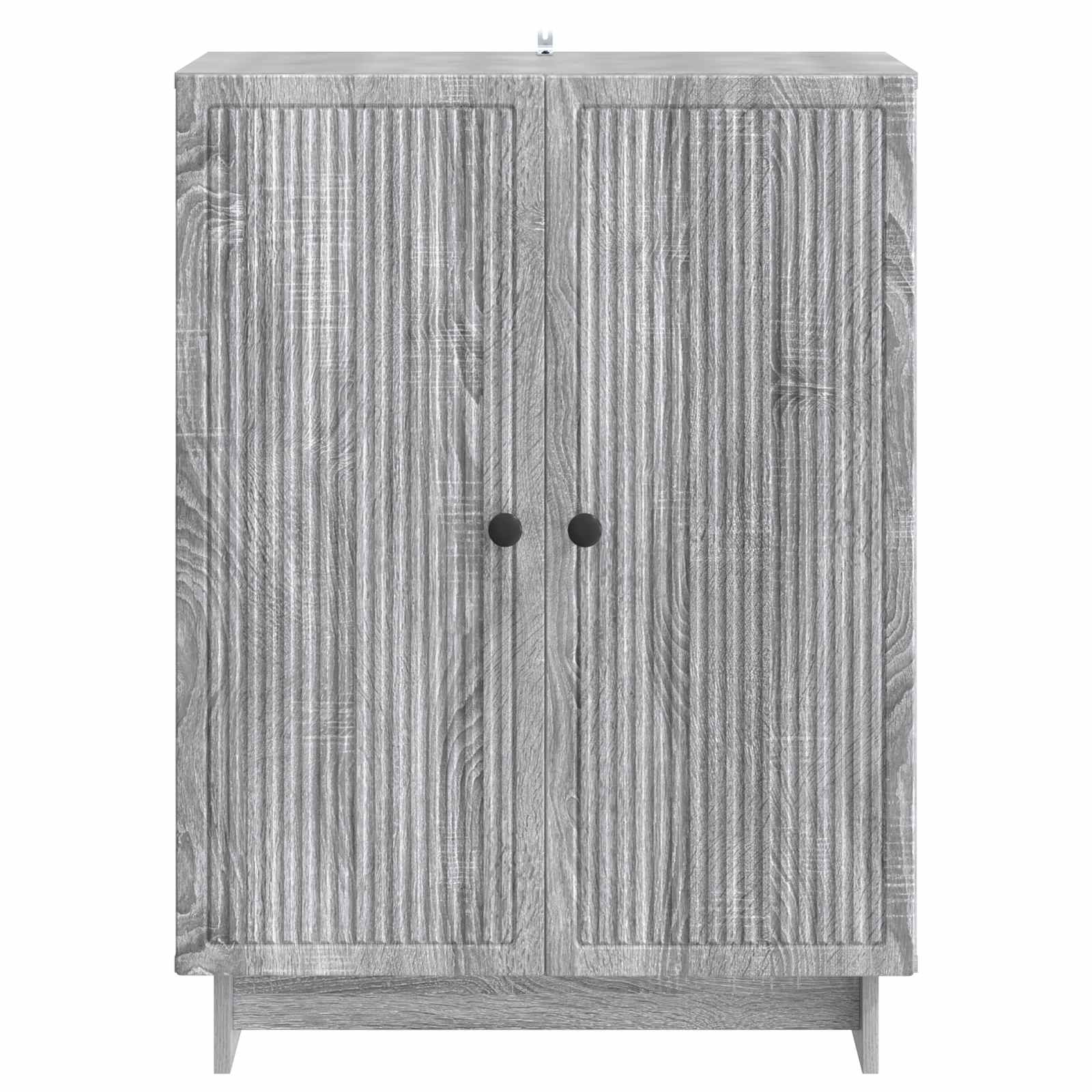 Sideboard Sonoma-Grau 66 x 34,5 x 90 cm Holzwerkstoff