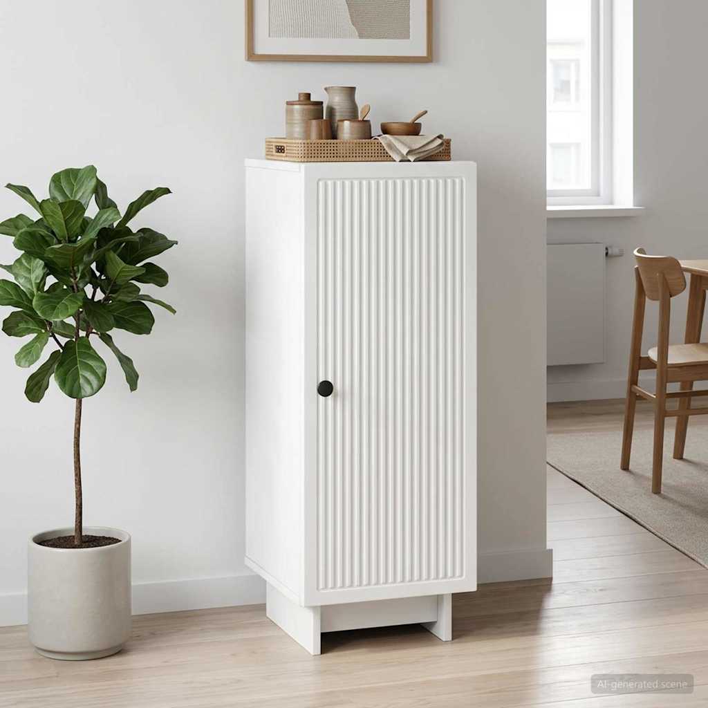 Sideboard Weiß 33 x 34,5 x 90 cm Holzwerkstoff