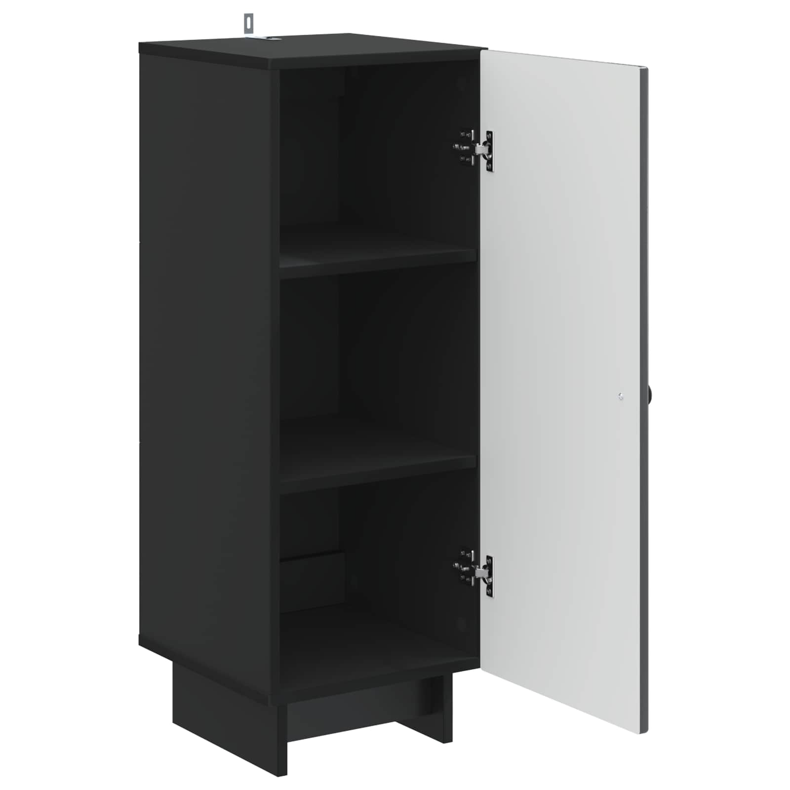Sideboard Schwarz 33 x 34,5 x 90 cm Holzwerkstoff