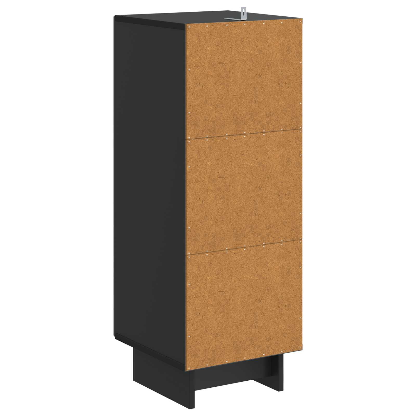 Sideboard Schwarz 33 x 34,5 x 90 cm Holzwerkstoff