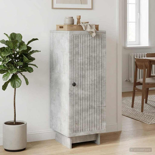 Sideboard Betongrau 33 x 34,5 x 90 cm Holzwerkstoff