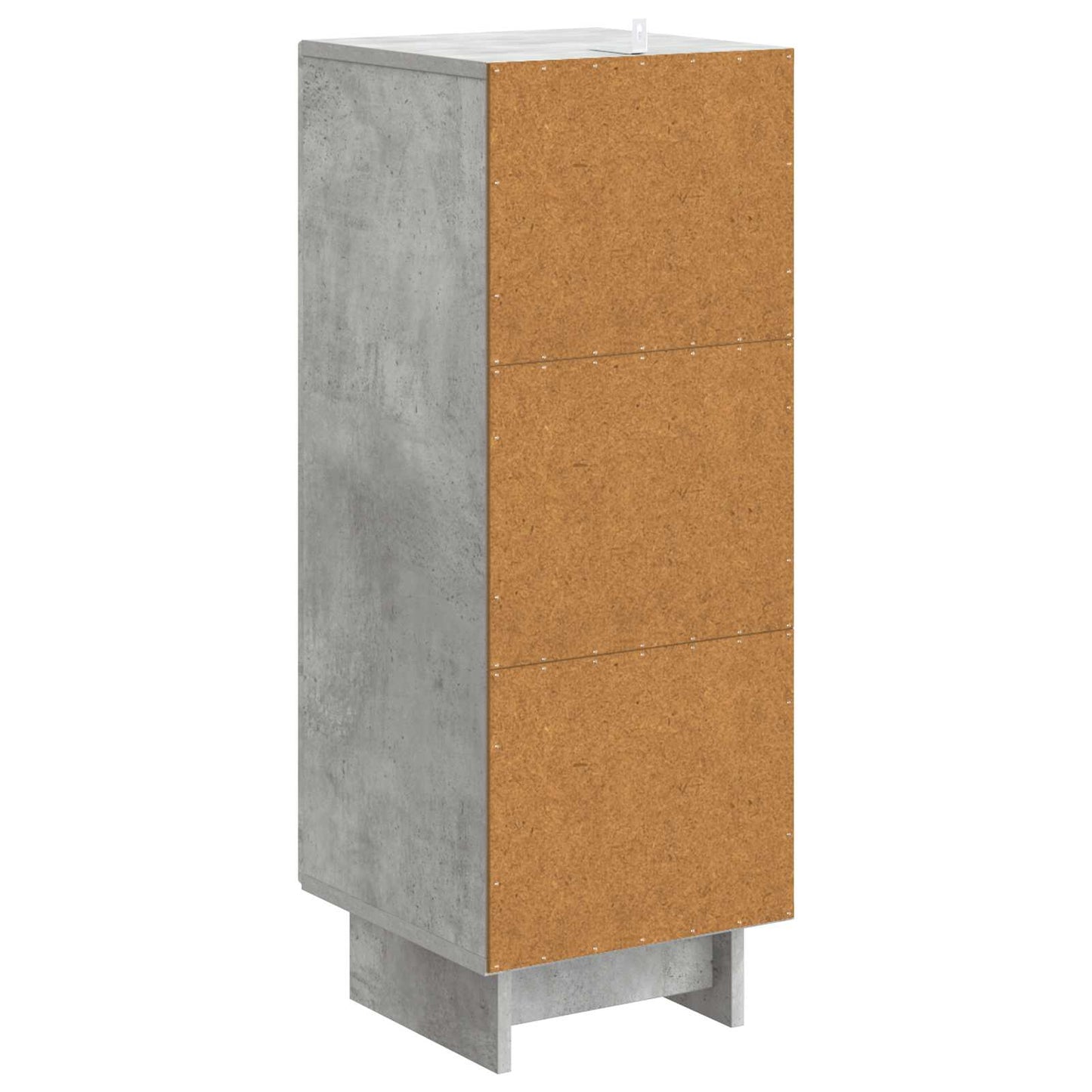 Sideboard Betongrau 33 x 34,5 x 90 cm Holzwerkstoff