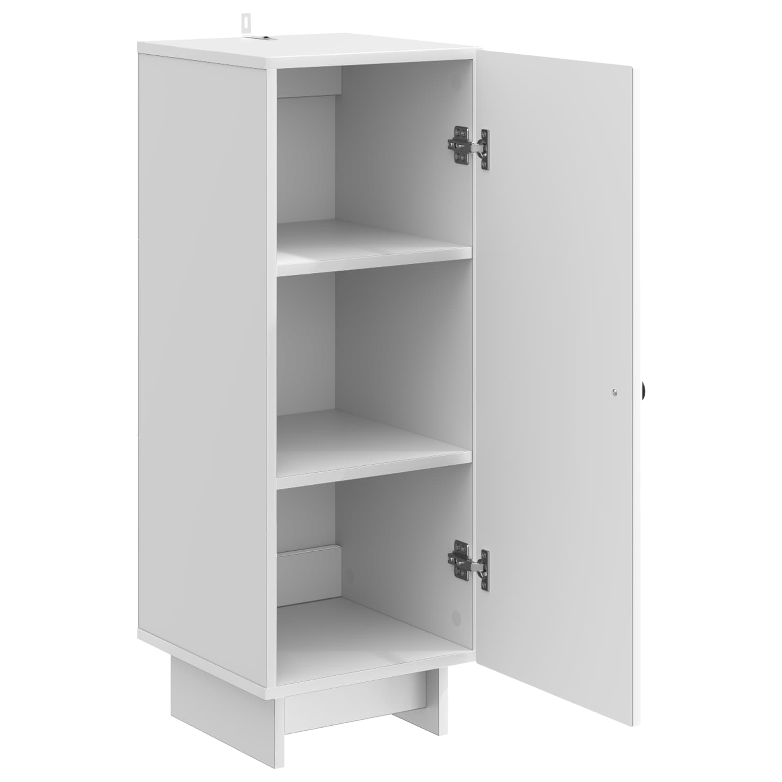 Sideboard Hochglanz Weiß 33 x 34,5 x 90 cm Holzwerkstoff