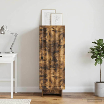 Sideboard Geräucherte Eiche 33 x 34,5 x 90 cm Holzwerkstoff
