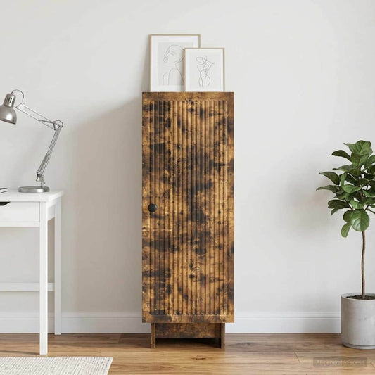 Sideboard Geräucherte Eiche 33 x 34,5 x 90 cm Holzwerkstoff