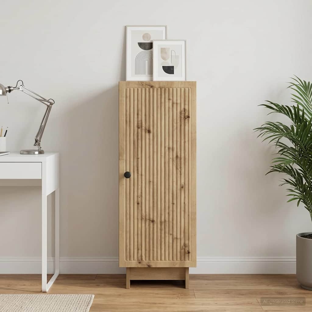 Sideboard Artisan-Eiche 33 x 34,5 x 90 cm Holzwerkstoff
