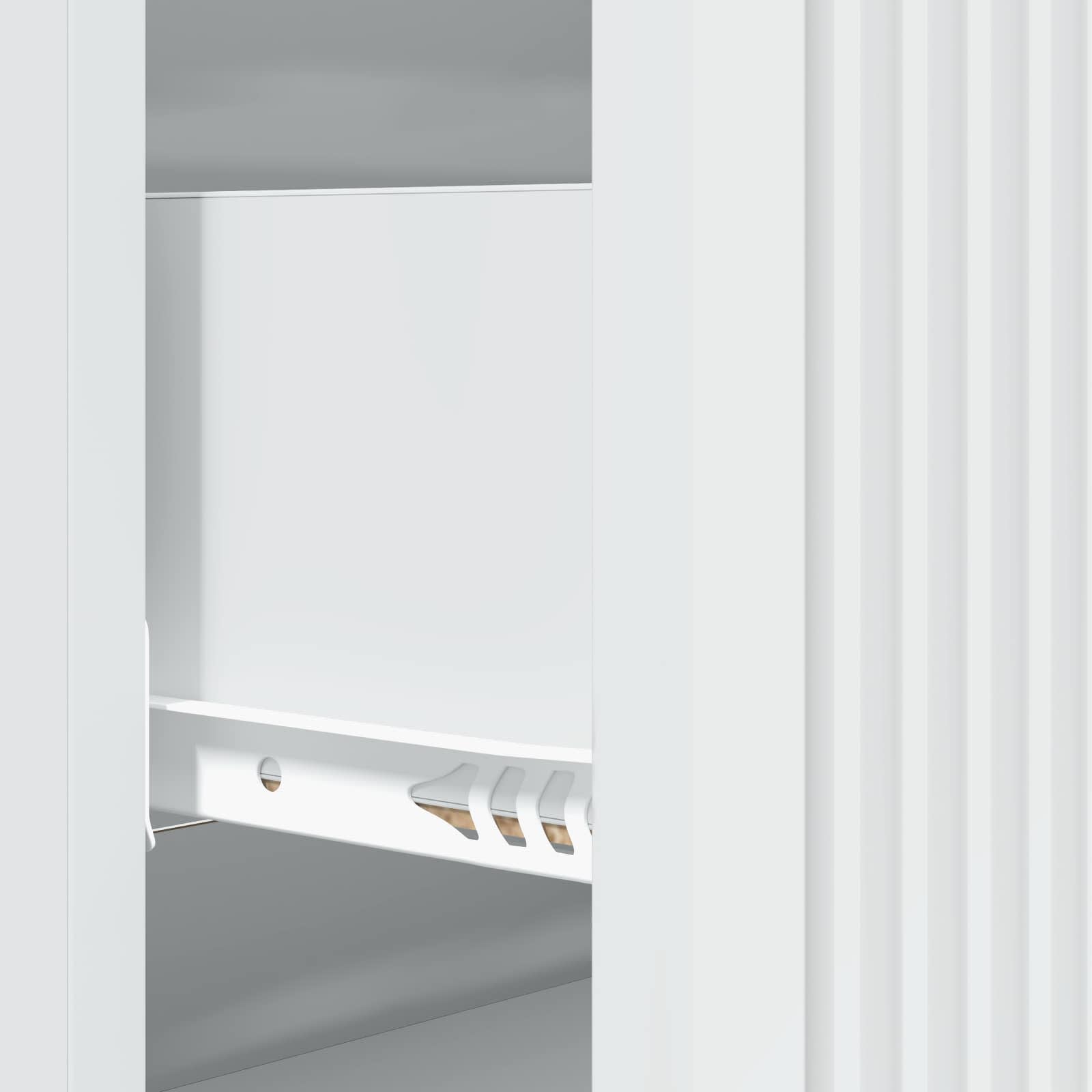 Schubladenschrank Weiß 66 x 34,5 x 90 cm Holzwerkstoff