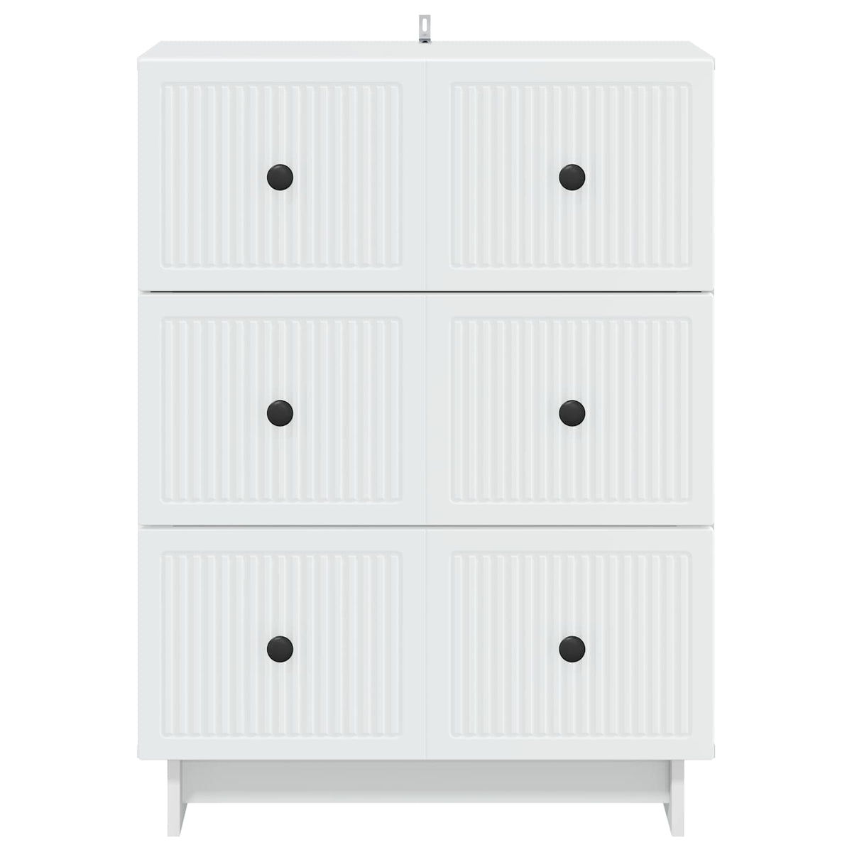 Schubladenschrank Weiß 66 x 34,5 x 90 cm Holzwerkstoff