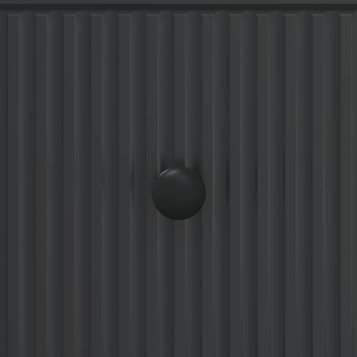 Schubladenschrank 66 x 34,5 x 90 cm Holzwerkstoff Schwarz