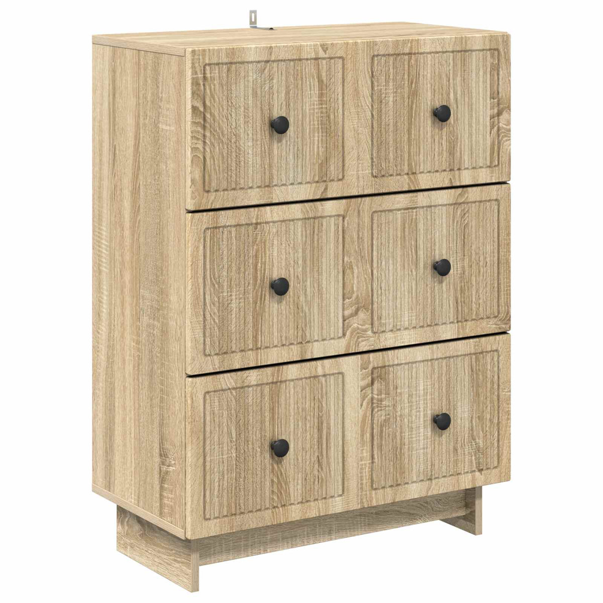 Schubladenschrank 66 x 34,5 x 90 cm Holzwerkstoff Sonoma-Eiche