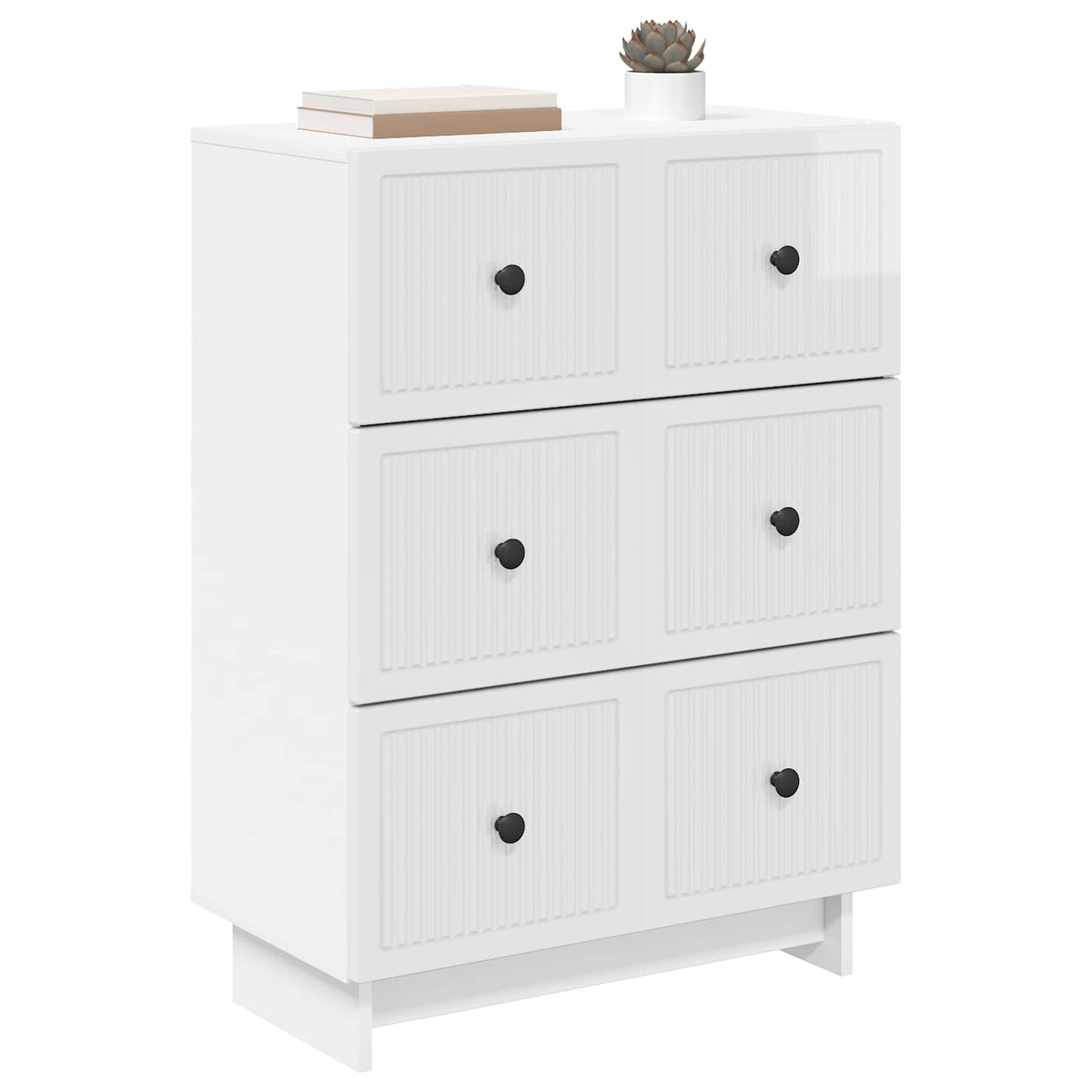 Schubladenschrank 66 x 34,5 x 90 cm Holzwerkstoff