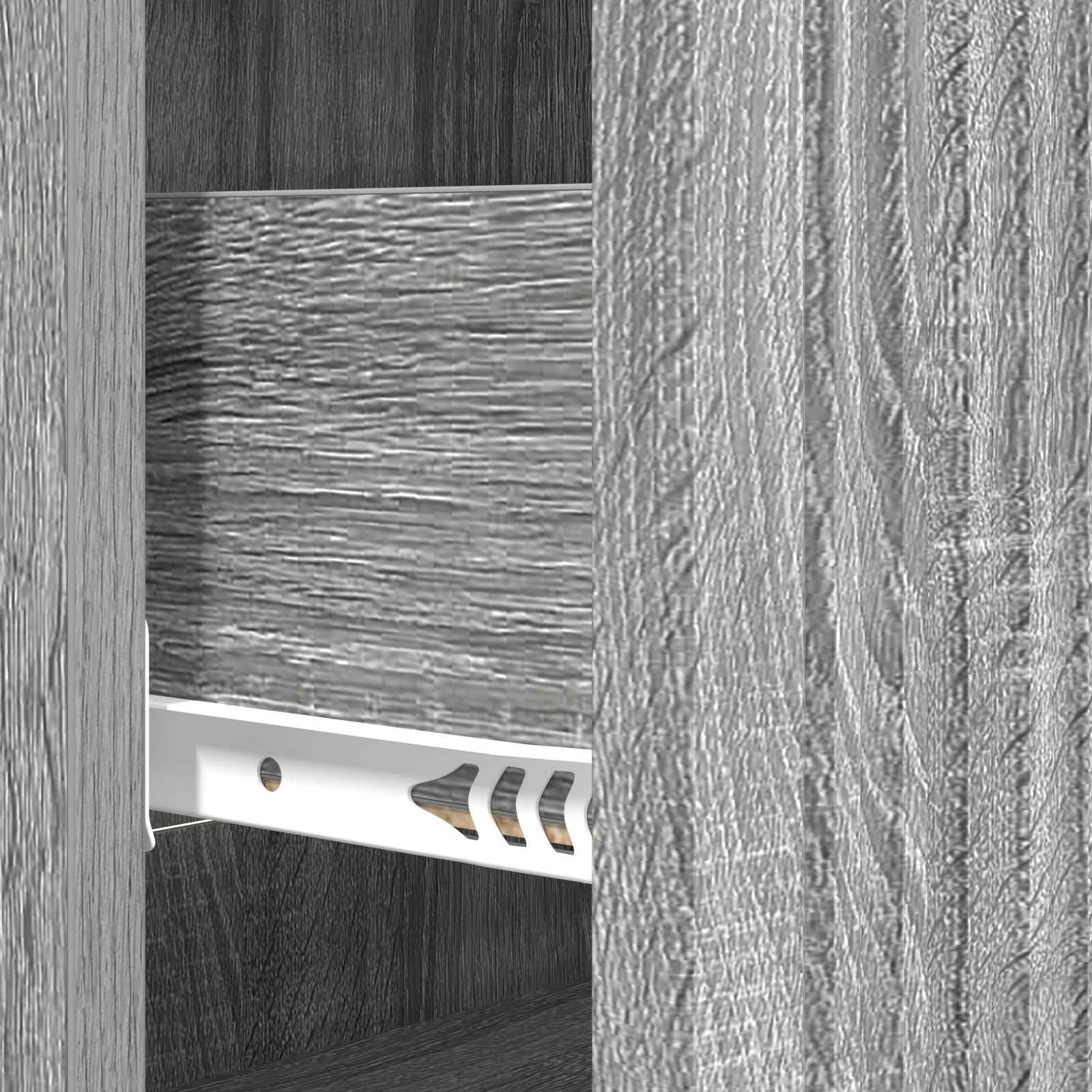 Schubladenschrank 66 x 34,5 x 90 cm Holzwerkstoff Sonoma-Grau