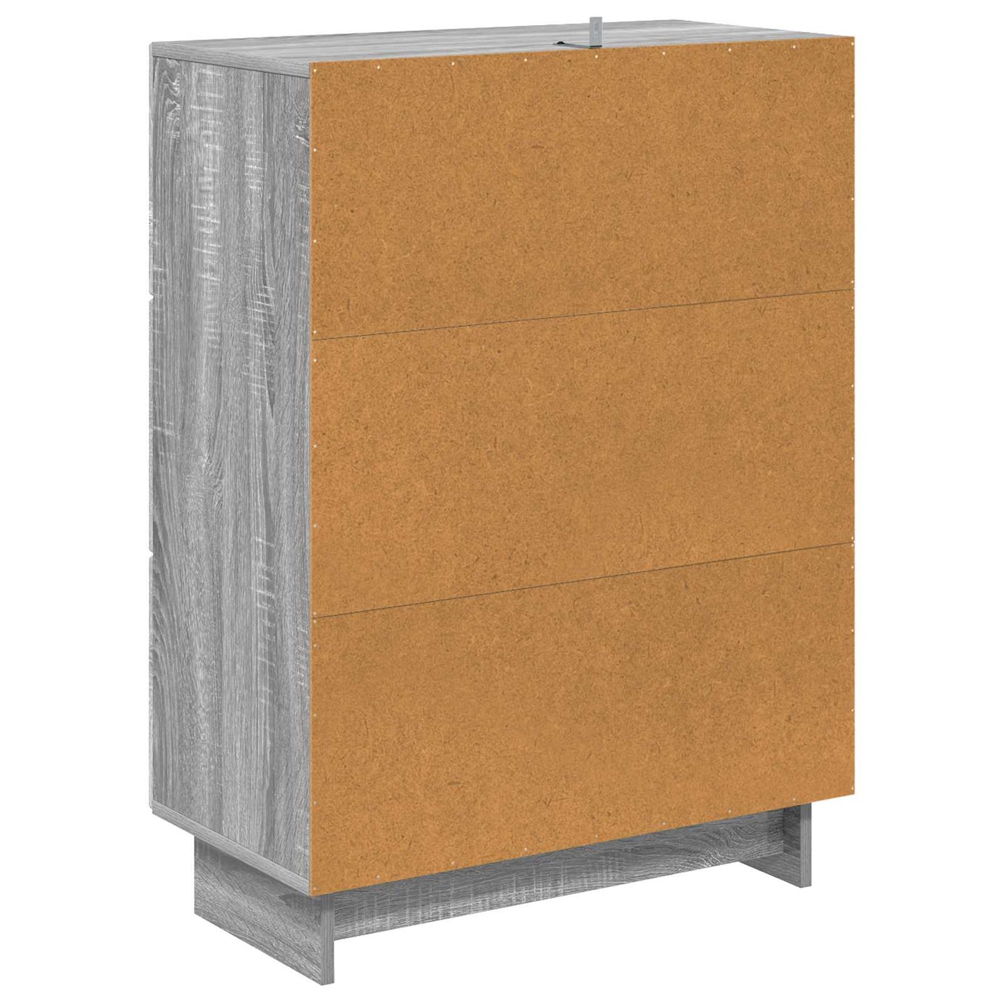 Schubladenschrank 66 x 34,5 x 90 cm Holzwerkstoff Sonoma-Grau
