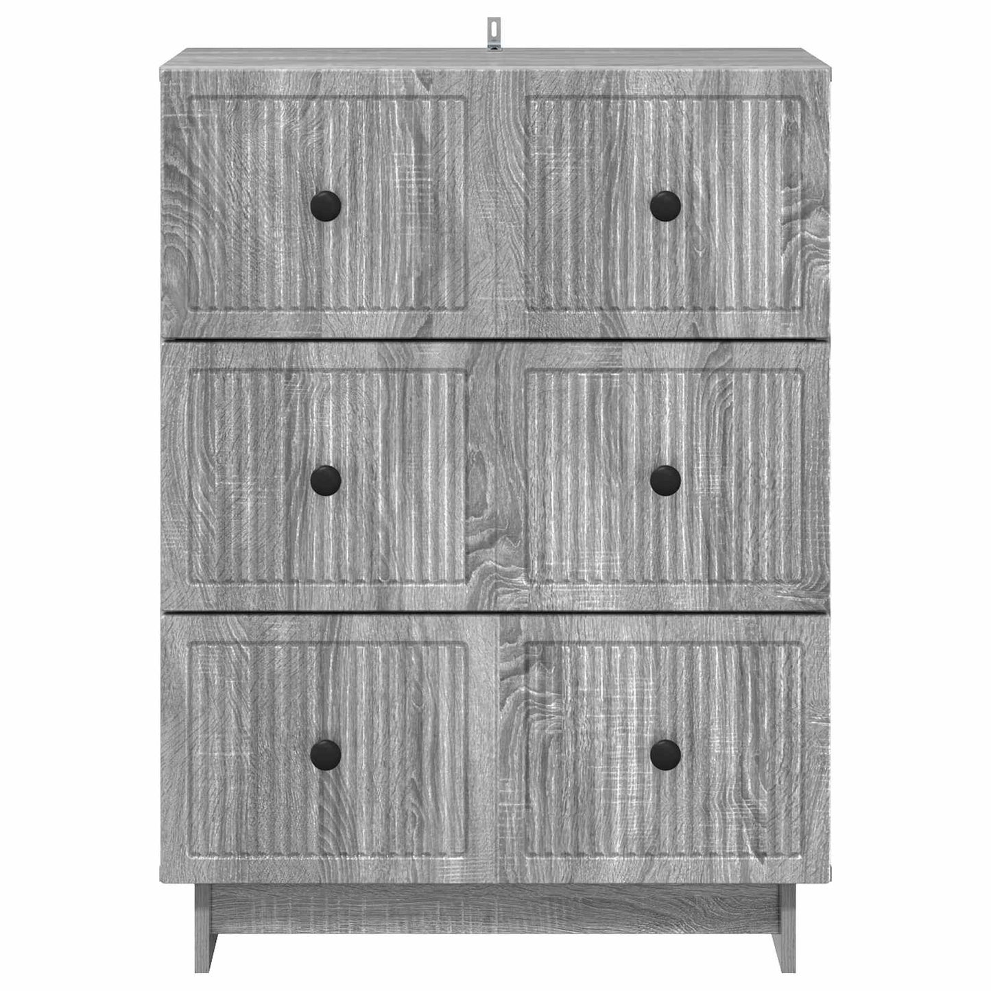 Schubladenschrank 66 x 34,5 x 90 cm Holzwerkstoff Sonoma-Grau