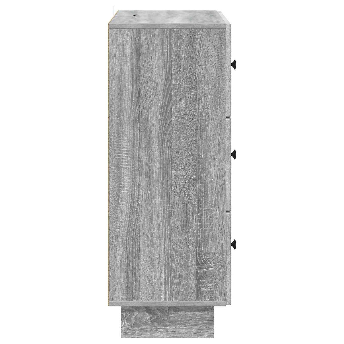 Schubladenschrank 66 x 34,5 x 90 cm Holzwerkstoff Sonoma-Grau