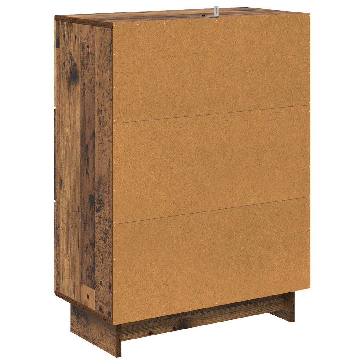 Schubladenschrank 66 x 34,5 x 90 cm Holzwerkstoff Altholz