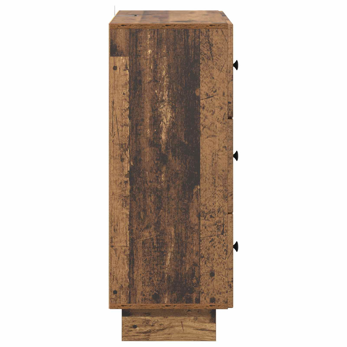 Schubladenschrank 66 x 34,5 x 90 cm Holzwerkstoff Altholz
