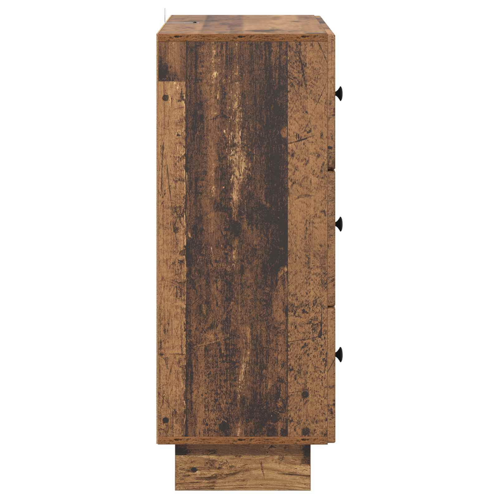 Schubladenschrank 66 x 34,5 x 90 cm Holzwerkstoff Altholz
