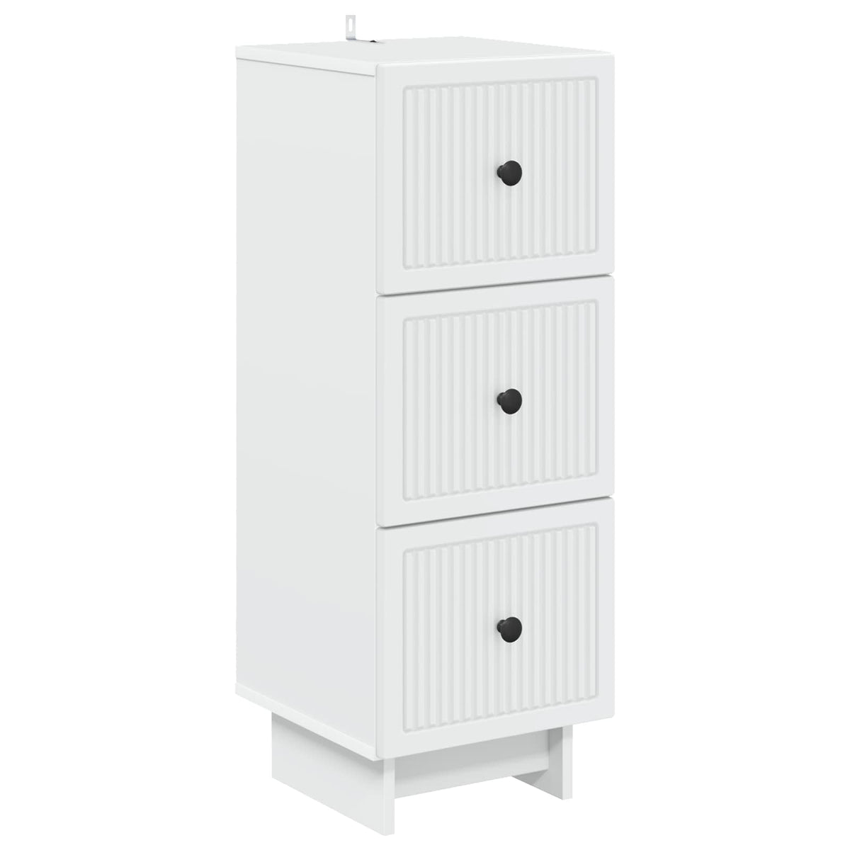 Schubladenschrank Weiß 33 x 34,5 x 90 cm Holzwerkstoff